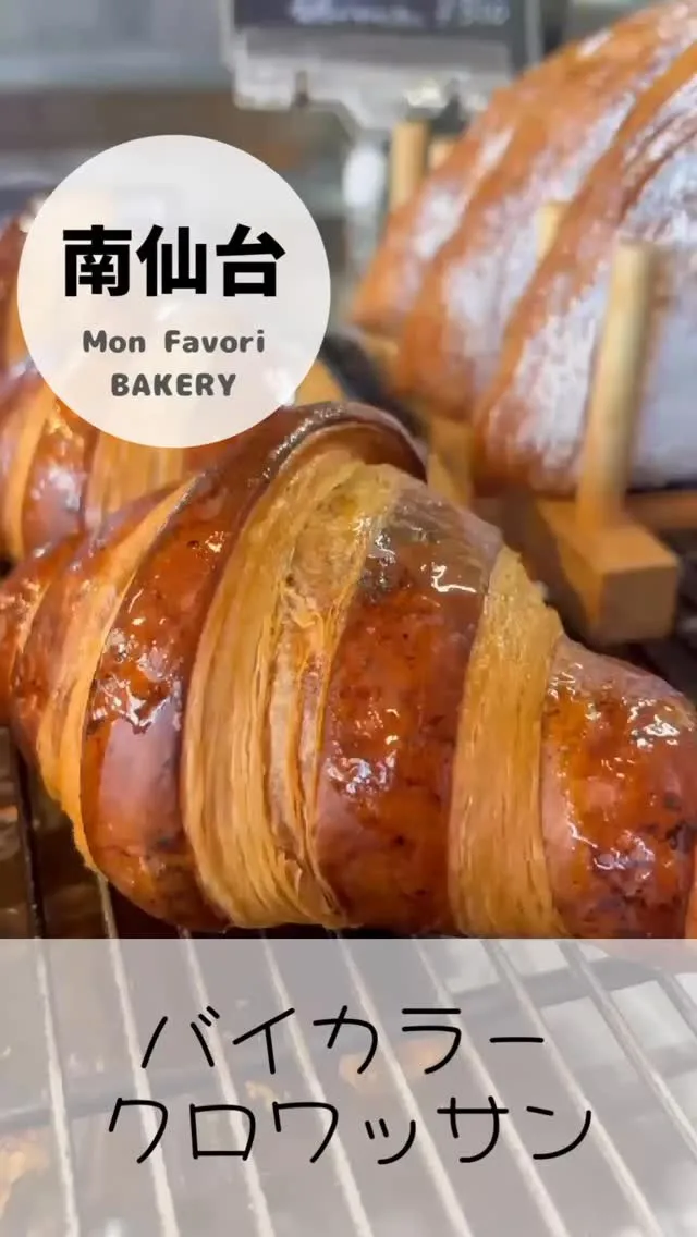 【 バイカラークロワッサン 】